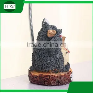 Plastic Resin Decorative Cartoon Totoro Eye Protection Battery Operated Led Study Reading Desk Table Touch Night Light Lamp thumbnail-3