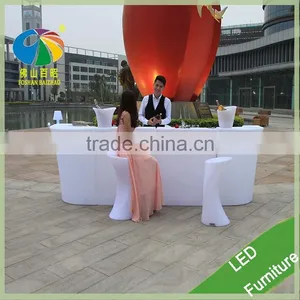 Aibaba Com Outdoor Furniture PE Bar Counter Used Nightclub Furniture for Sale thumbnail-3