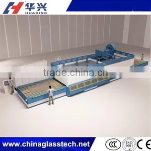 Double Row Fan Horizontal Roller Hearth Forced Convection Glass Laminated Furnace thumbnail-1