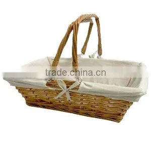Wholesale Wicker Baskets for Food Carry Use thumbnail-1