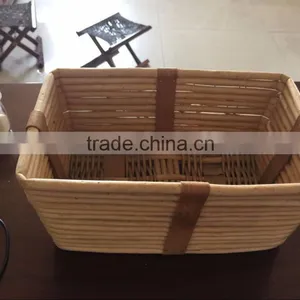 Paper-weave Rectangular Storage Sundries Basket thumbnail-1