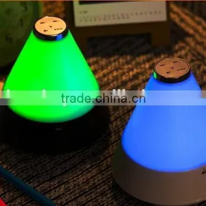 2015 LED Colorful LED Light Bluetooth Speaker 360 Degree Super Bass 3D Sound BT Speaker With FM Radio thumbnail-1