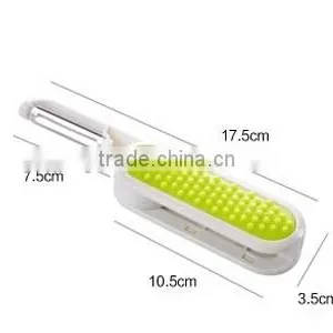 Wholesale Stock Portable Folding 3 In 1 Plane Knife Fruit Vegetable Peelers thumbnail-2