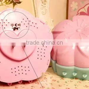Plug Romantic Sakura Adjustable Voice Light Motion Sensor Led Night Light thumbnail-5