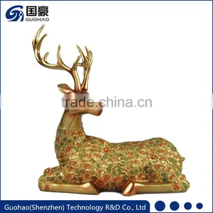 Deer Antlers for Sell Copper Brass Deer Statues thumbnail-1