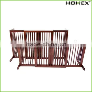 Solid Wood Safety Dog Pet Fence Homex_BSCI Factory thumbnail-1
