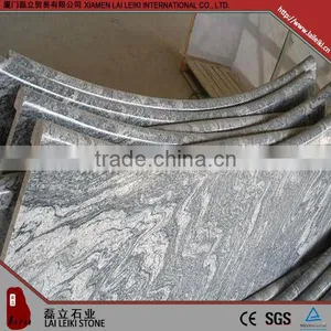 Prefab Various Shape China Juparana Polished Granite Bathroom Countertop thumbnail-3