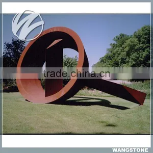 Garden High Quality Corten Steel Outside Sculpture for Decoration thumbnail-1
