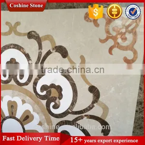 Elevator Flower Waterjet Marble Tiles Design Floor Pattern thumbnail-2