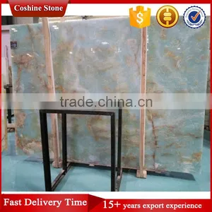 White Blue Onyx Slab Stone thumbnail-1