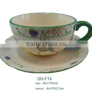 2012 New Design Ceramic Coffee Set With Saucer thumbnail-1