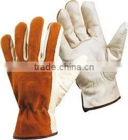 High Quality Cow Grain Leather Driver Glove thumbnail-1