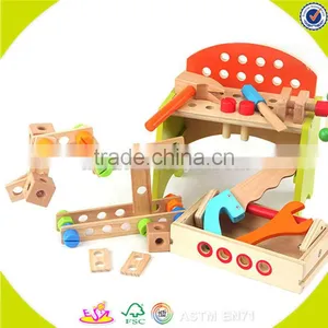 Wholesale Educational Kids Wooden Assemble Tools Box Toy Brain Training Children Wooden Assemble Tools Box Toy W03D018 thumbnail-5