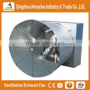 Heracles Trade Assurance Greenhouse Poultry House Used 3 Phase Thermostat Controlled Exhaust Fan of Butterfly Cone Fan thumbnail-2