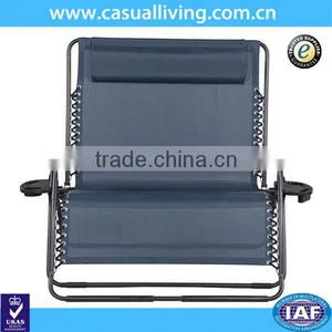 Patio Chairs Zero Gravity Folding Recliner And Drink Tray thumbnail-1