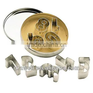 BC-1920 Stainless Steel Numeral Cookie Cutter thumbnail-1