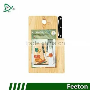 2pcs Knife Set With Wooden Cutting Board thumbnail-1