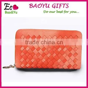 2015 Fashion New Design Woman Wallet Knit Lines Lady Wallet/Purse Women thumbnail-1