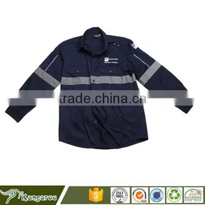 Breathable Reflective Safety Work Shirts With Reflective Tape thumbnail-1