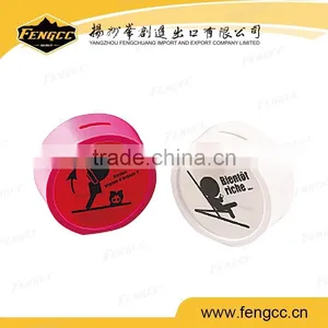 Popular Round Shape Custom Plastic Coin Bank thumbnail-1