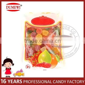 Assorted Fruit Flavored Gummy Candy Soft Jelly Candy thumbnail-1