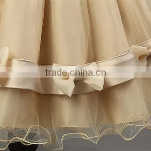 Retro Style Girls Party Wear Dress Kids 2015 New Designer Flower Bowknot Party Formal Ceremonies Dresses For Girls Free Shipping thumbnail-6