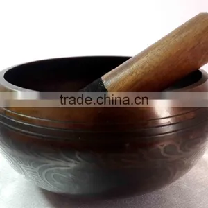 High Quality Tibetan Meditation & Healing Singing Bowl thumbnail-1