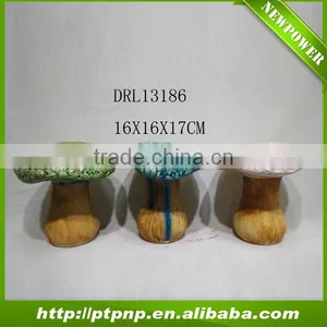 Cute Ceramic Mushroom for Garden Ornament thumbnail-1