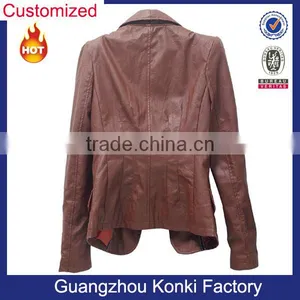 Wholesale Winter Leather Jackets Women 2017 thumbnail-6