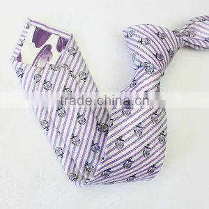 HD-T123 Customized New Design Men's 100% Natural Silk Woven Maleneck Tie thumbnail-1