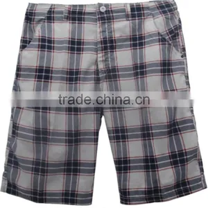 Grid Pattern Stocklot Beach Board Shorts thumbnail-3