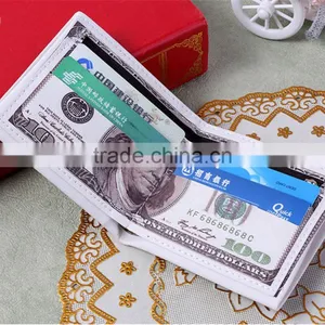 Funny Banknotes Shaped Free Sample Recyclable Durable PU Wallet thumbnail-4