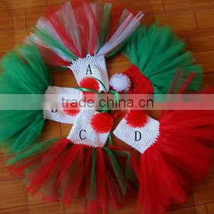 2013 Christmas Red and Green Tutu Dress thumbnail-1