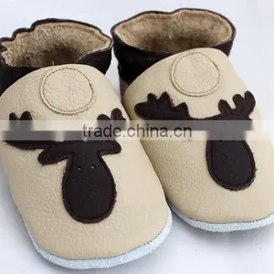 Lightning Pattern Soft Sole Genuine Leather Shoes for Baby thumbnail-6