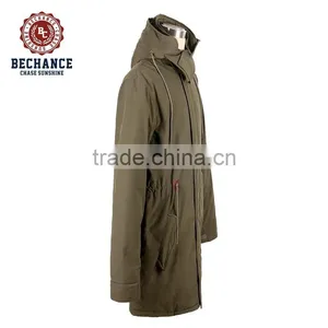 M1099 Plus Size Women Slim Long Hoody Padded Parka thumbnail-3