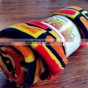 Fleece Plaid Printed New Design Multicolor Knitted Sherpa Children Baby Rag Girl Beach Travel Thick Made Throw Blanket thumbnail-4