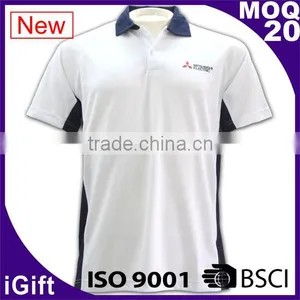 BSCI/ ISO 9001 Factory Wholesale New Design Bulk Golf Polo Shirts thumbnail-1