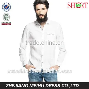 2016 Fashion Men's 100% Hemp Shirt thumbnail-1