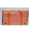Orange Oxford + PU Leather Pet Carriers With Heart Printing Odm-z8 thumbnail-1