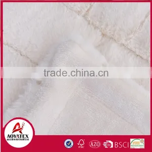 Fashion Pattern Fake Fur Throw Flannel Faux Fur Blankets thumbnail-4