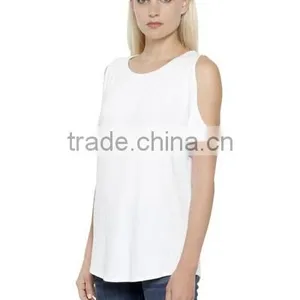 Women Fashion Clothing Off-Shoulder Blank T-Shirts,High Quality Cotton Short Sleeve Plain T-shirts for Women thumbnail-3