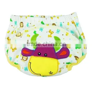 Pink Little Sheep Flower Printed Design Waterproof Baby Cloth Nappy Diaper thumbnail-5