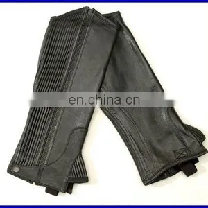 HIGH QUALITY LEATHER HALF CHAPS thumbnail-1