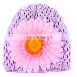 New Born Baby Hat Simulation Sun Flower Child Hat Baby Knitted Hat Elastic Baby Hat thumbnail-4