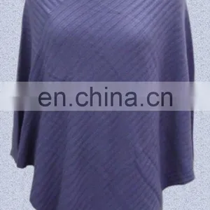 Cashmere Plain Knitted Ponchu,cable Knitted Poncho,rib Knitted Poncho 2017 thumbnail-1