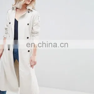 New Women Fashion Long Jacket With Pocket and Hat Ladies Winter Pictures Dust Coats thumbnail-2