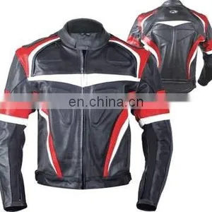 Motorcycle and Auto Racing Wear Leather Motorcycle Jacket thumbnail-1