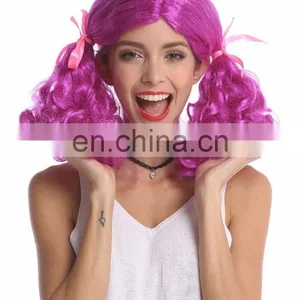 Lolita Purple Pigtail Party Cute Wigs P-W208 thumbnail-4