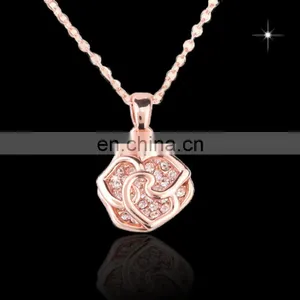 Promotional Wholesale Custom Crystal Diamond Rhinestone 2014 Fashion Pendant Necklace Jewelry MCB-0023 thumbnail-1