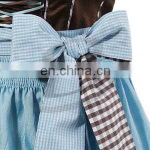 Classical Women Maid Dress European Clothing Beer Dirndl Women Casual Dress (Traditional Bavaria Dirndls) thumbnail-5